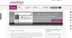 Desktop Screenshot of modified-shop.org